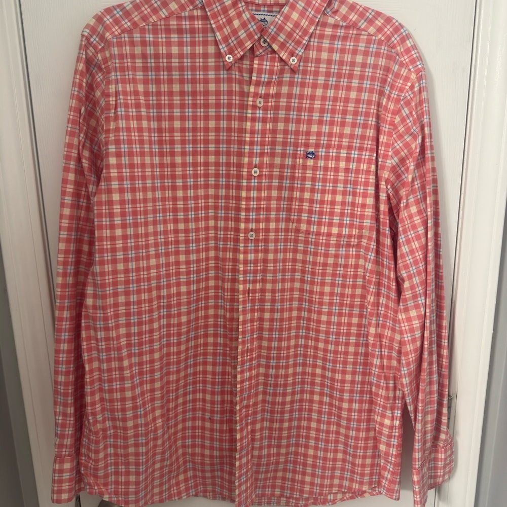 Men's Red Plaid Shirt